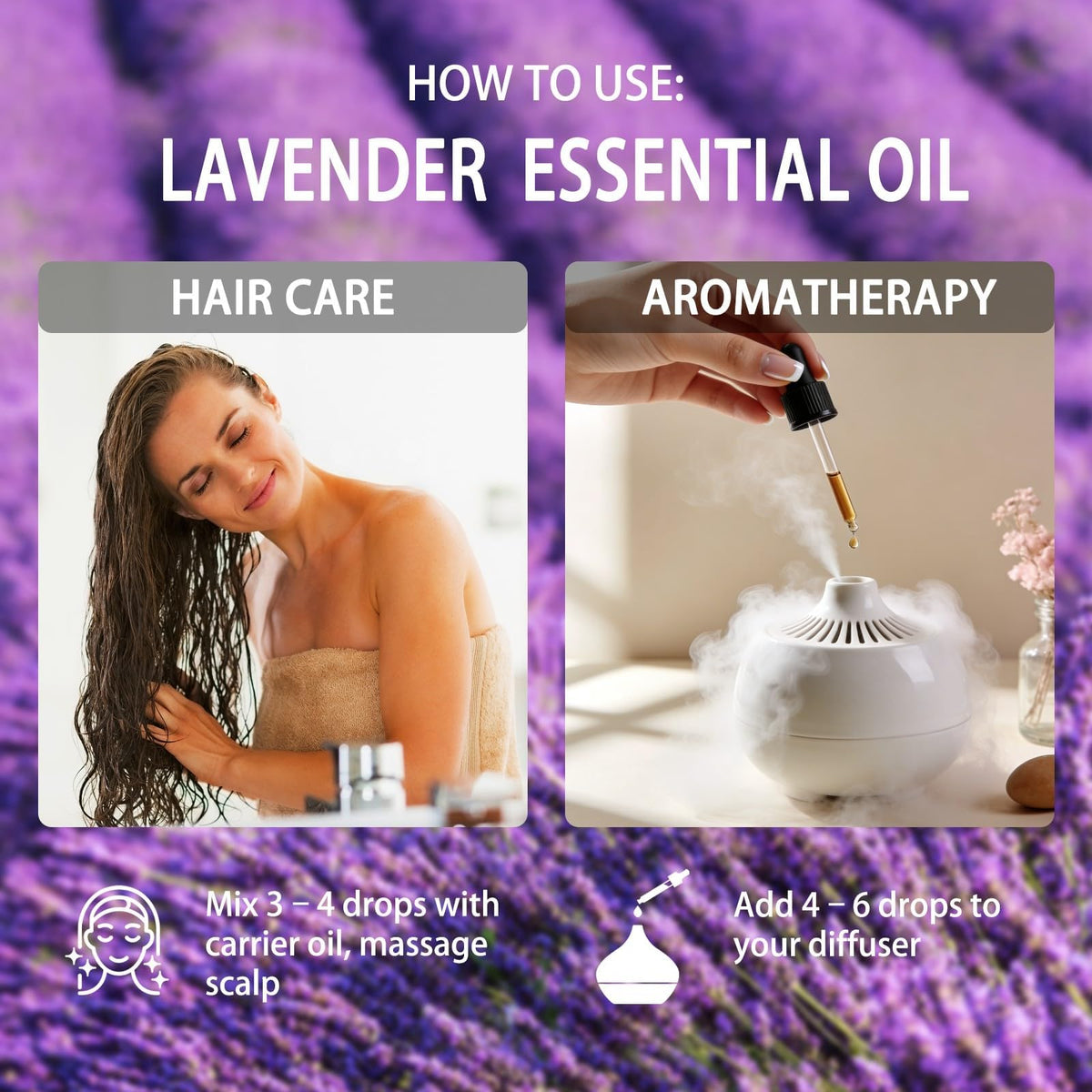 Lavender & Sandalwood Essential Oil 4 Fl Oz X51641
