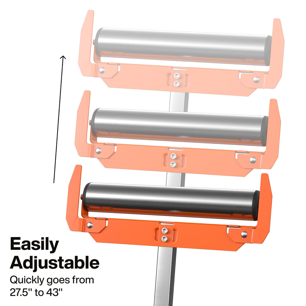 Roller Stand, 200-Pound Load Capacity, Adjustable Height Q8002
