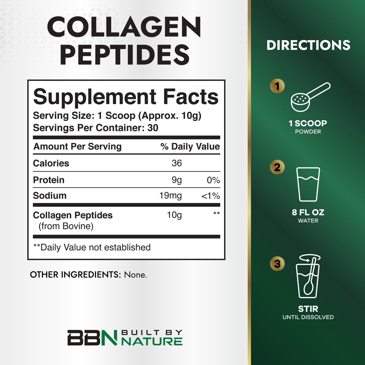 Collagen Peptides Powder Unflavored 10.58 oz O156705