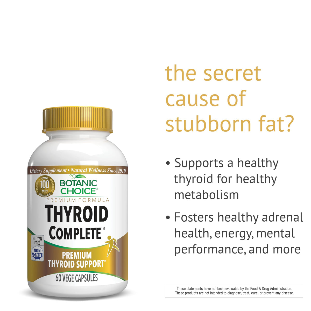 Thyroid Support with Ashwagandha, Schisandra Chinensis, Iodine 60 Vege Caps U33798