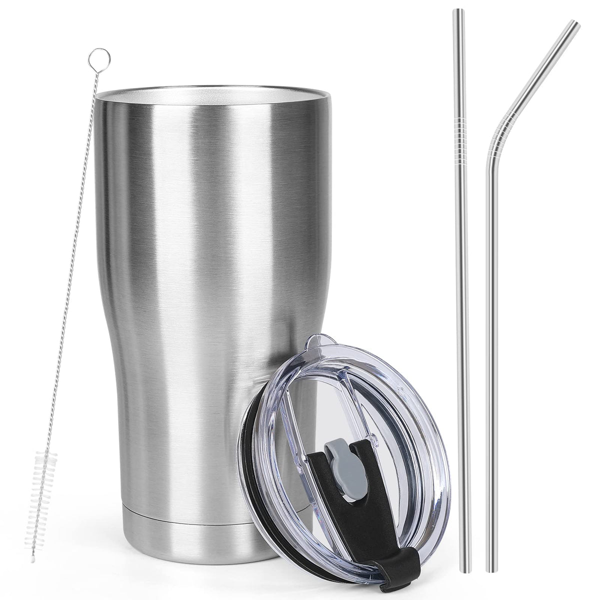 20oz Insulated Tumbler with Lid Straw M528