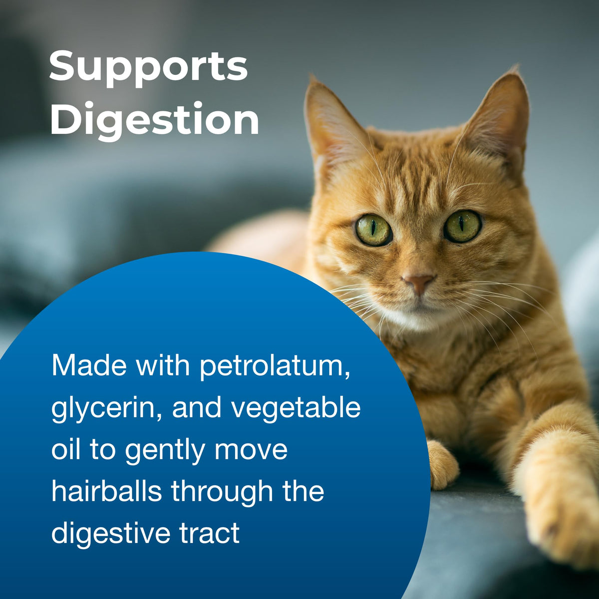 Hairball Solution Gel Supplement for Cats 3.5 oz Pack of 2 B64102