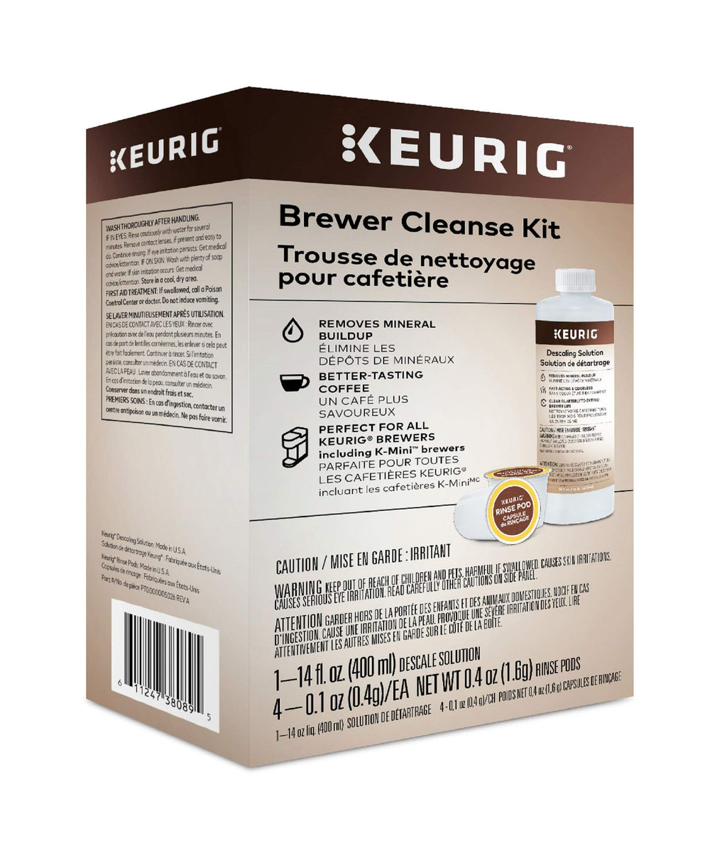 Single Serve K-Cup Pod Coffee Maker & Cleanse Kit K32063