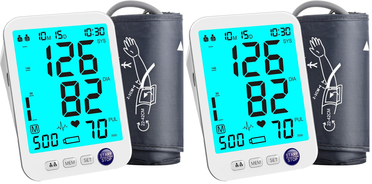 Automatic Digital Blood Pressure Monitor Upper Arm Adjustable Cuff V958