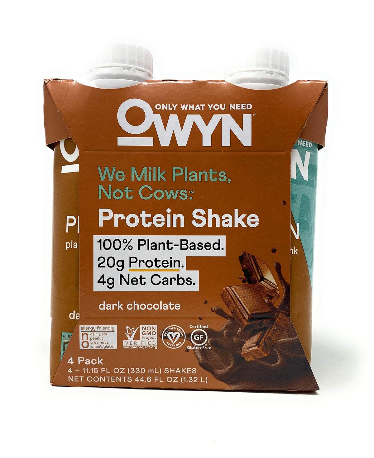 Dark Chocolate Plant Based Protein Shake 4pk E177894