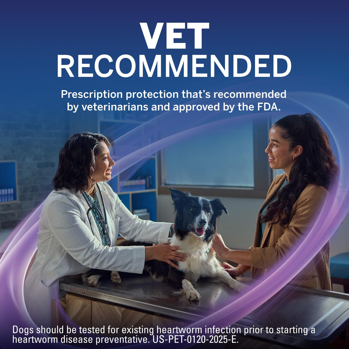 Flea and Tick Heartworm Preventive Soft Chewables for Dogs 4-8 lbs 6 Chews X3085