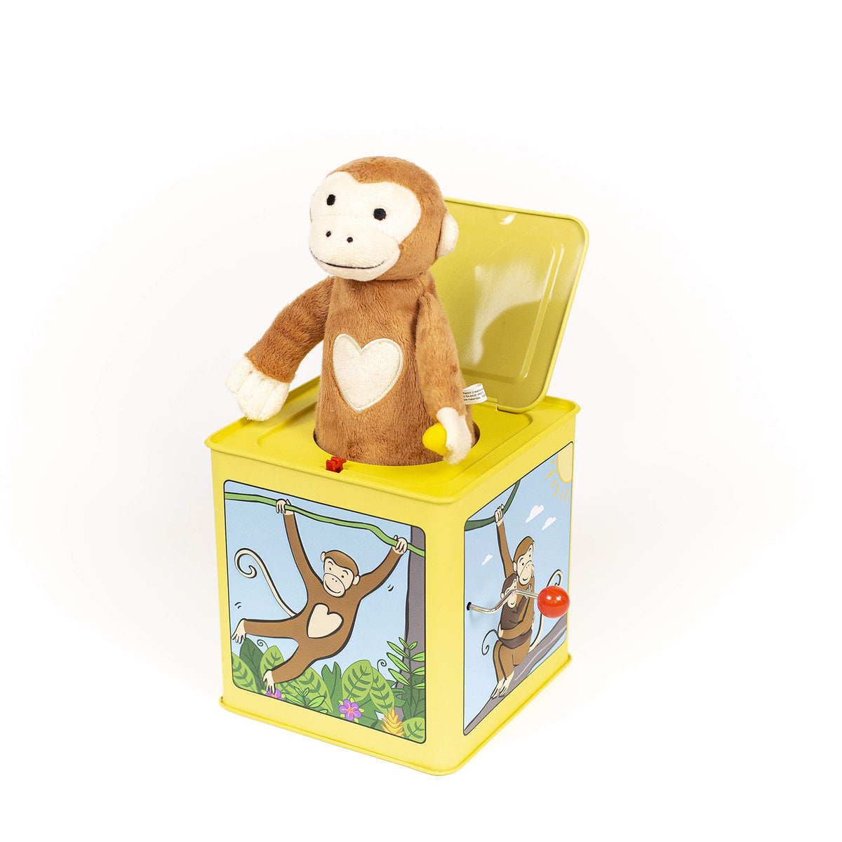Monkey Jack in the Box Plush Tin Toy L28024