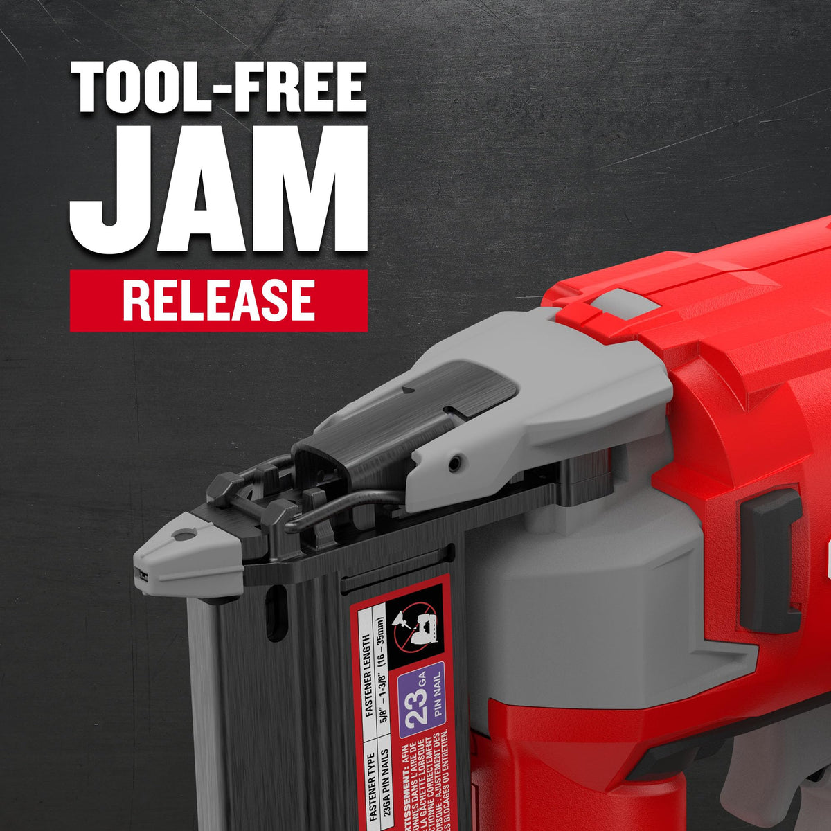 Cordless 23 Gauge Pin Nailer Kit J317066
