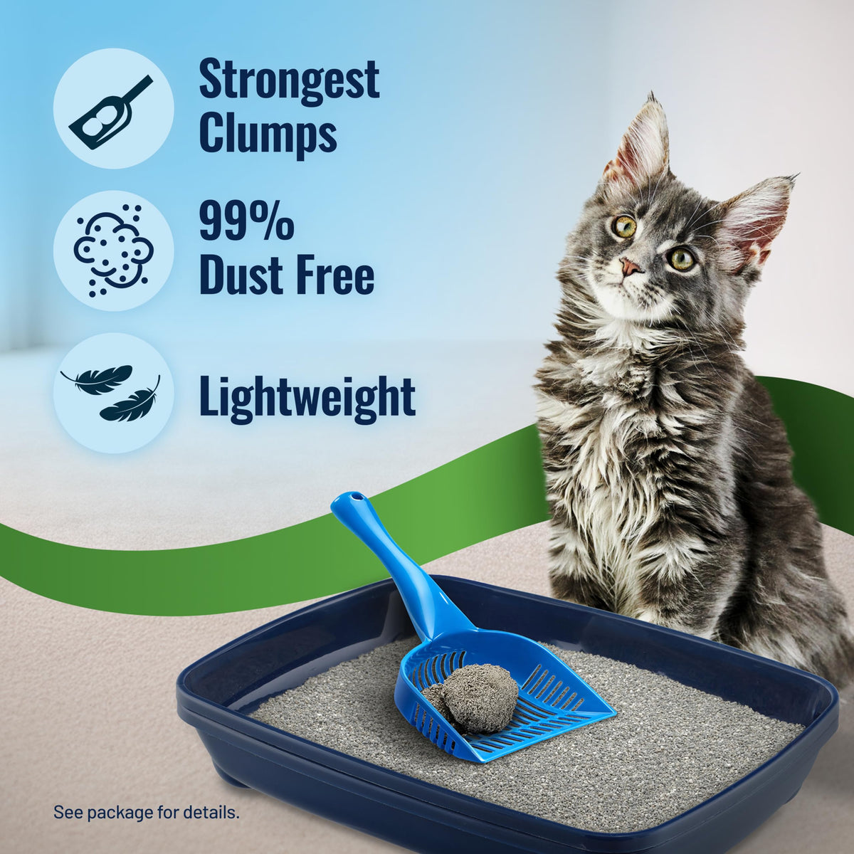 Unscented Clumping Litter 19lb D4536