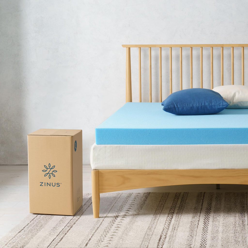 4 Inch Cooling Gel Memory Foam Mattress Topper, Twin U4490