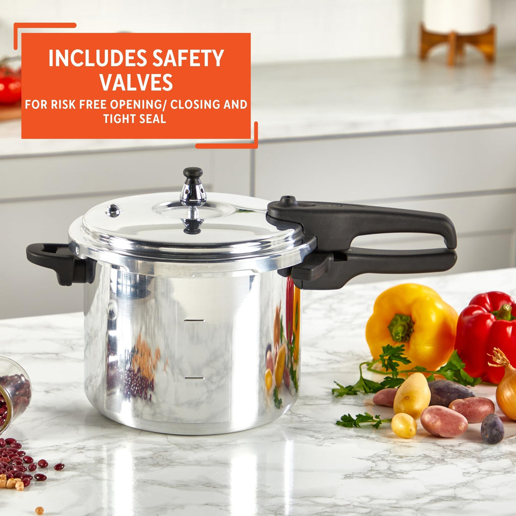 7 Quart Stovetop Aluminum Pressure Cooker V52190