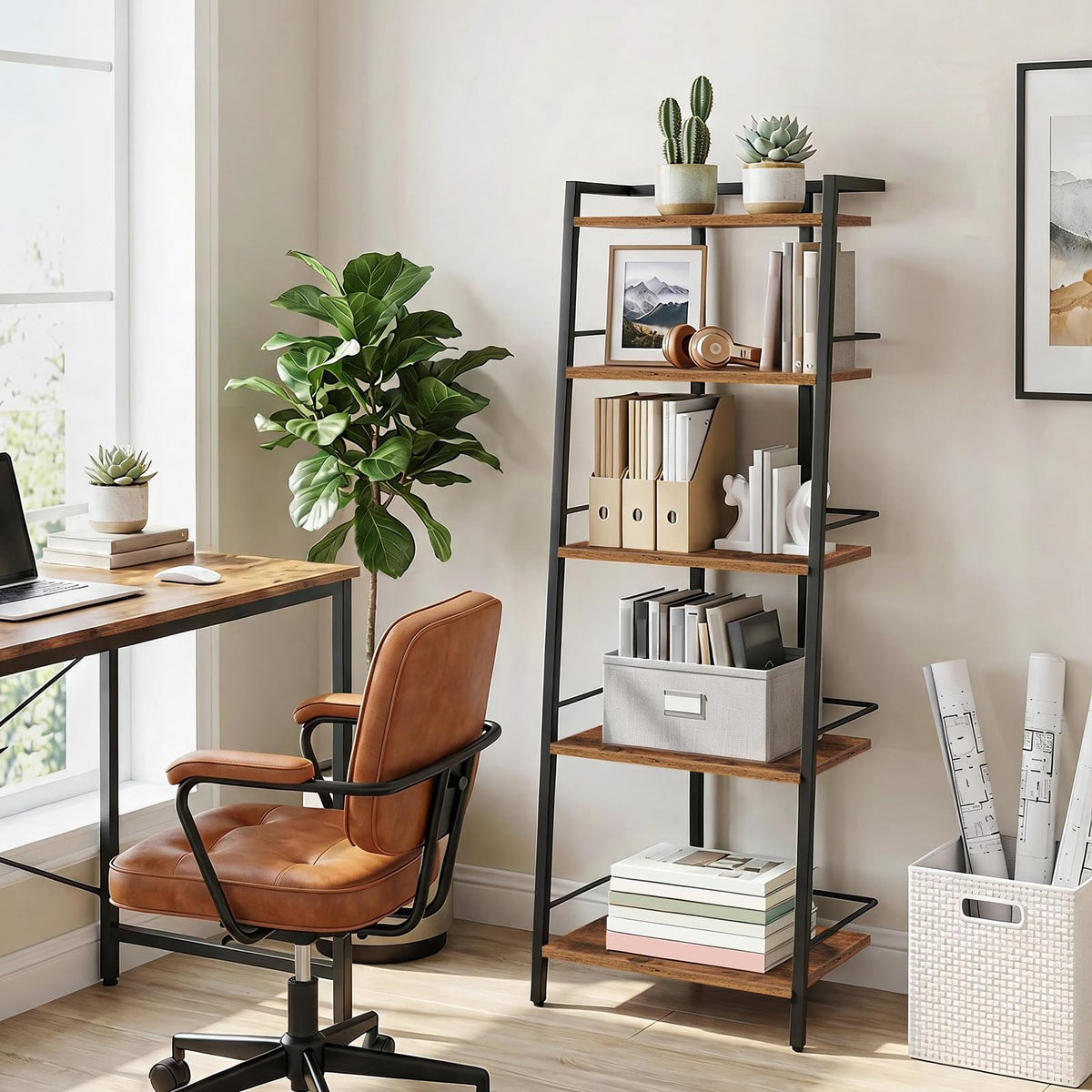 5-Tier Ladder Book Shelf K104714