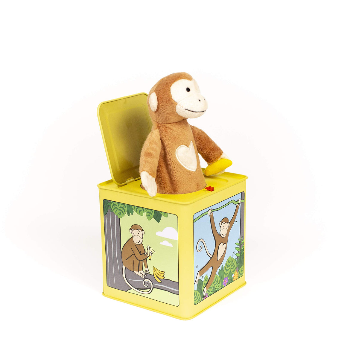 Monkey Jack in the Box Plush Tin Toy L28024