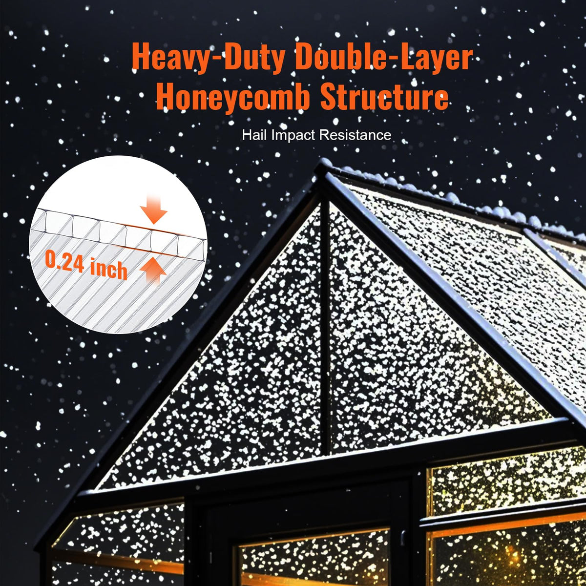 12 Pack Polycarbonate Greenhouse Panels L566490