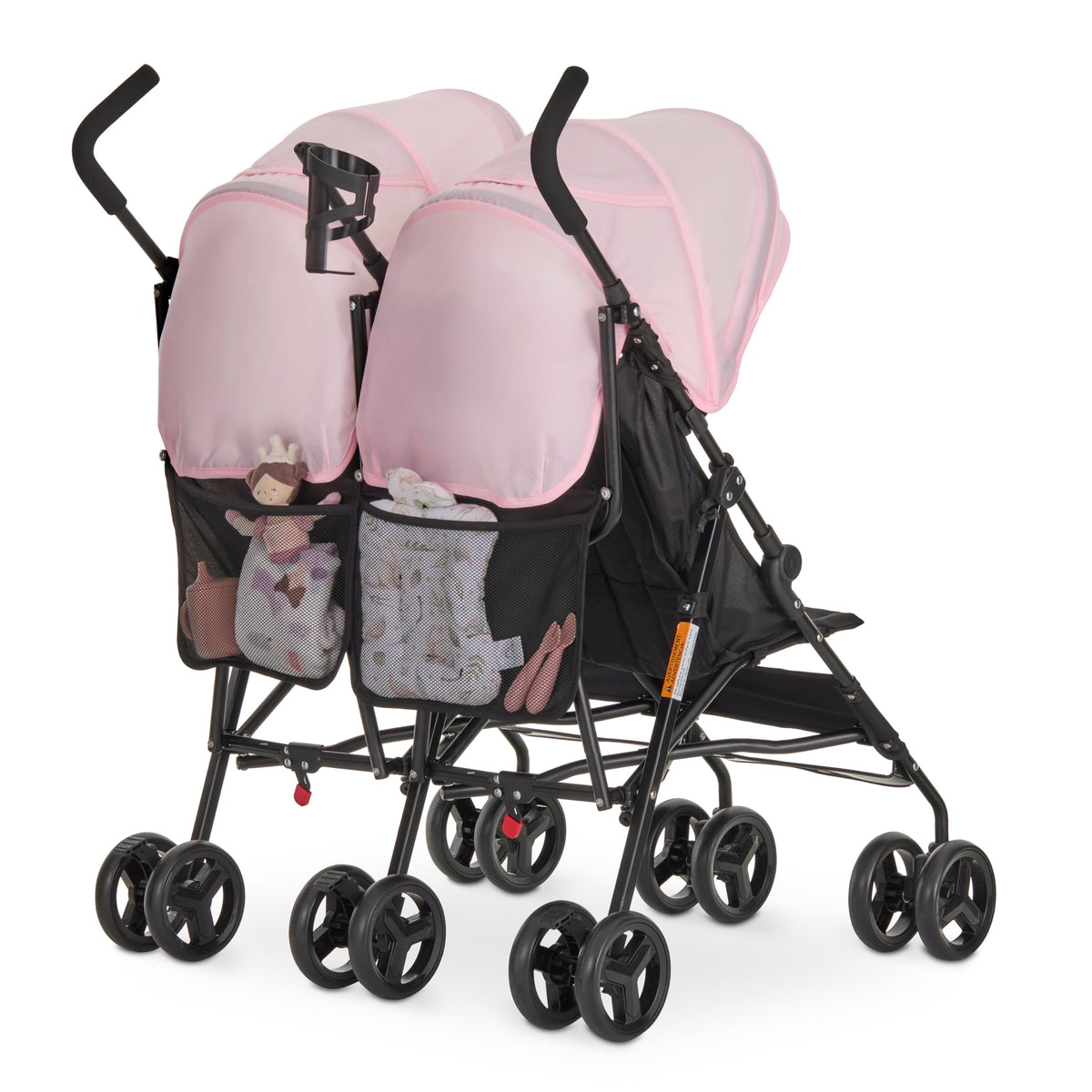 Pink Umbrella Stroller with Adjustable Canopy V64130