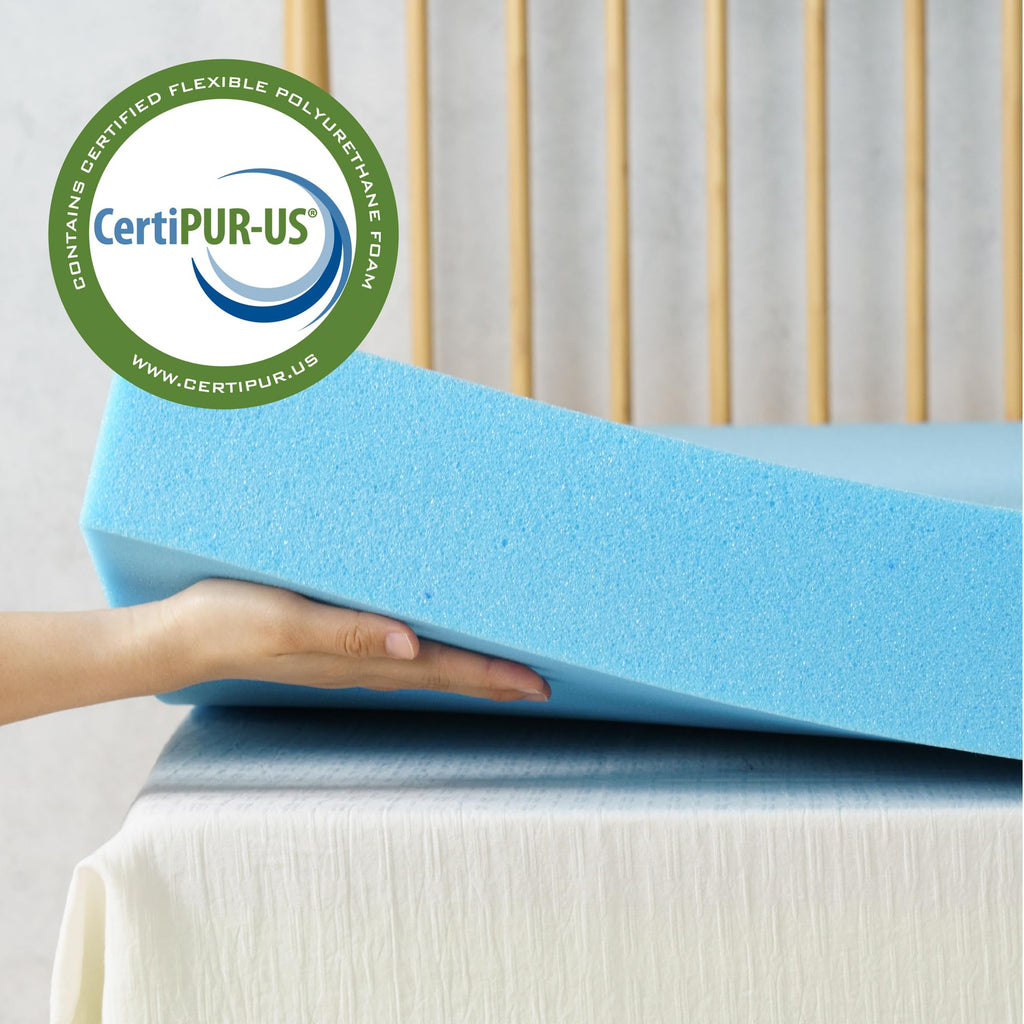 4 Inch Cooling Gel Memory Foam Mattress Topper, Twin U4490