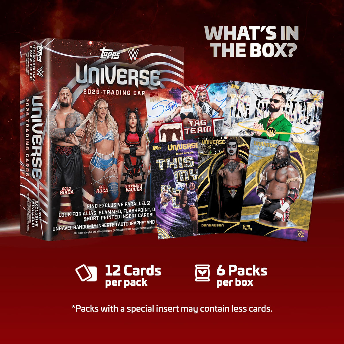 2026 Topps Universe WWE Mega Box H390646