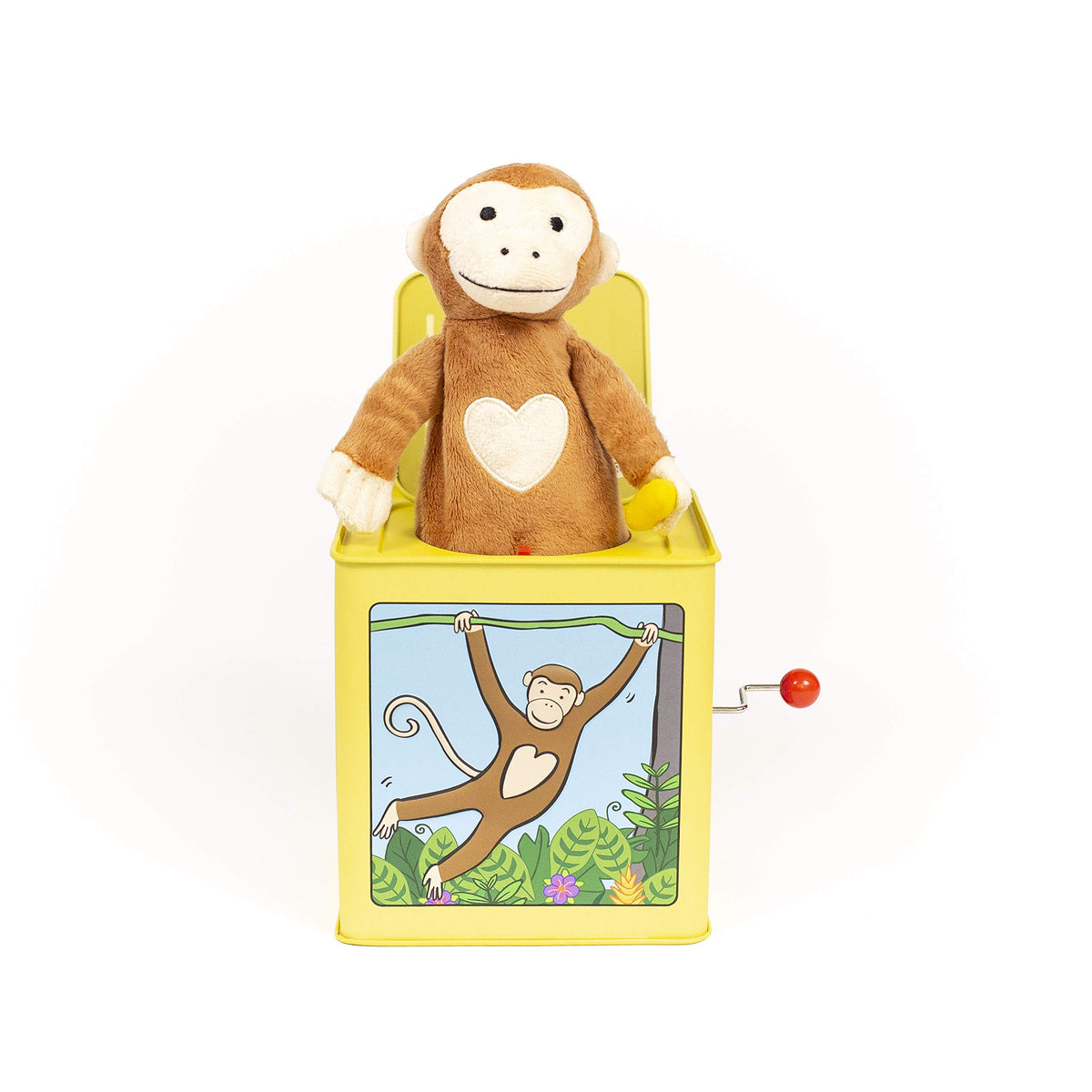 Monkey Jack in the Box Plush Tin Toy L28024