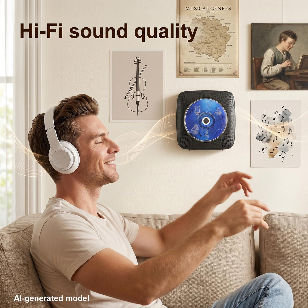 Portable Bluetooth CD Player B9947