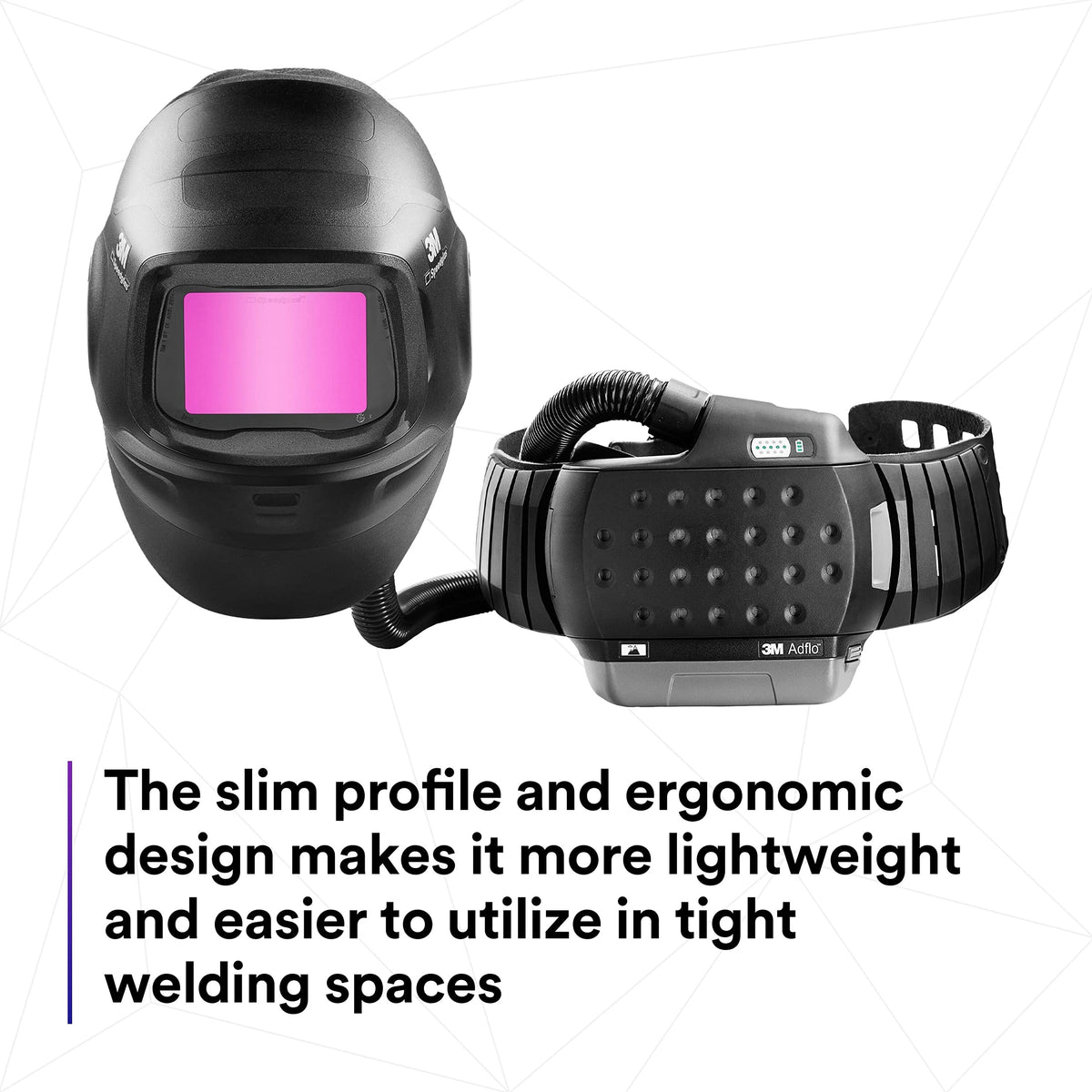 Heavy-Duty Welding Helmet with PAPR Assembly Q474