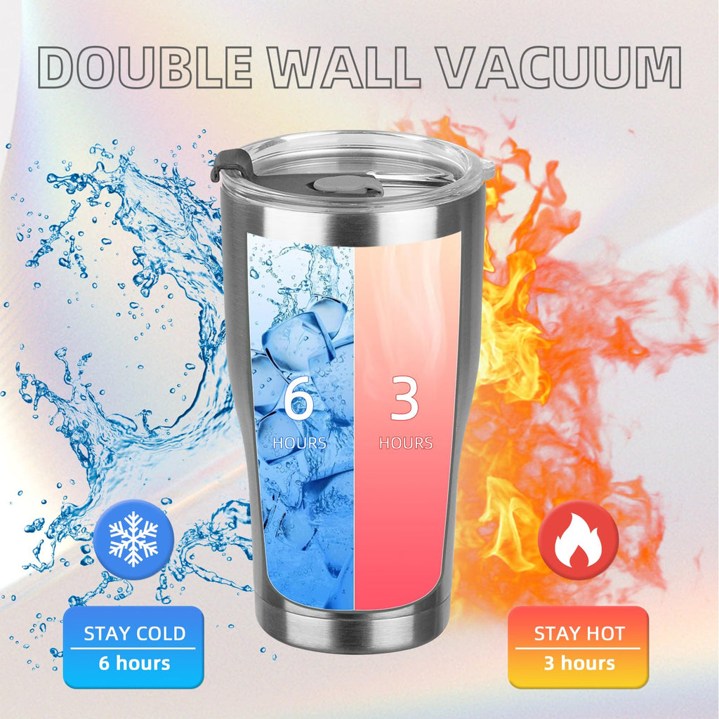 20oz Insulated Tumbler with Lid Straw M528
