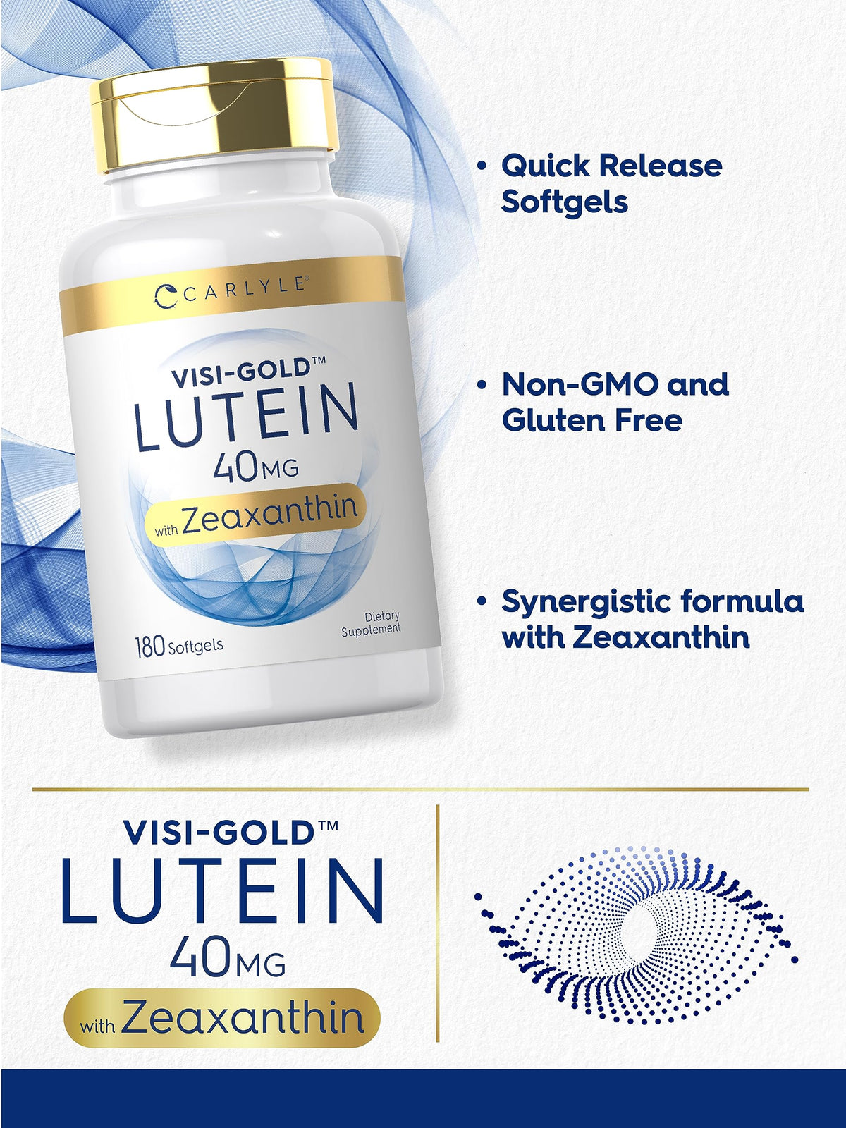Lutein and Zeaxanthin 40mg 180 Softgels S698181